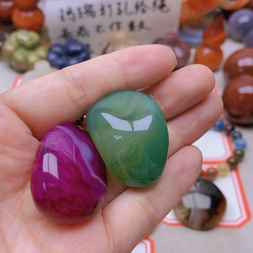 【闪购商品】未镶嵌玛瑙/玉髓珠宝半成品晴****)