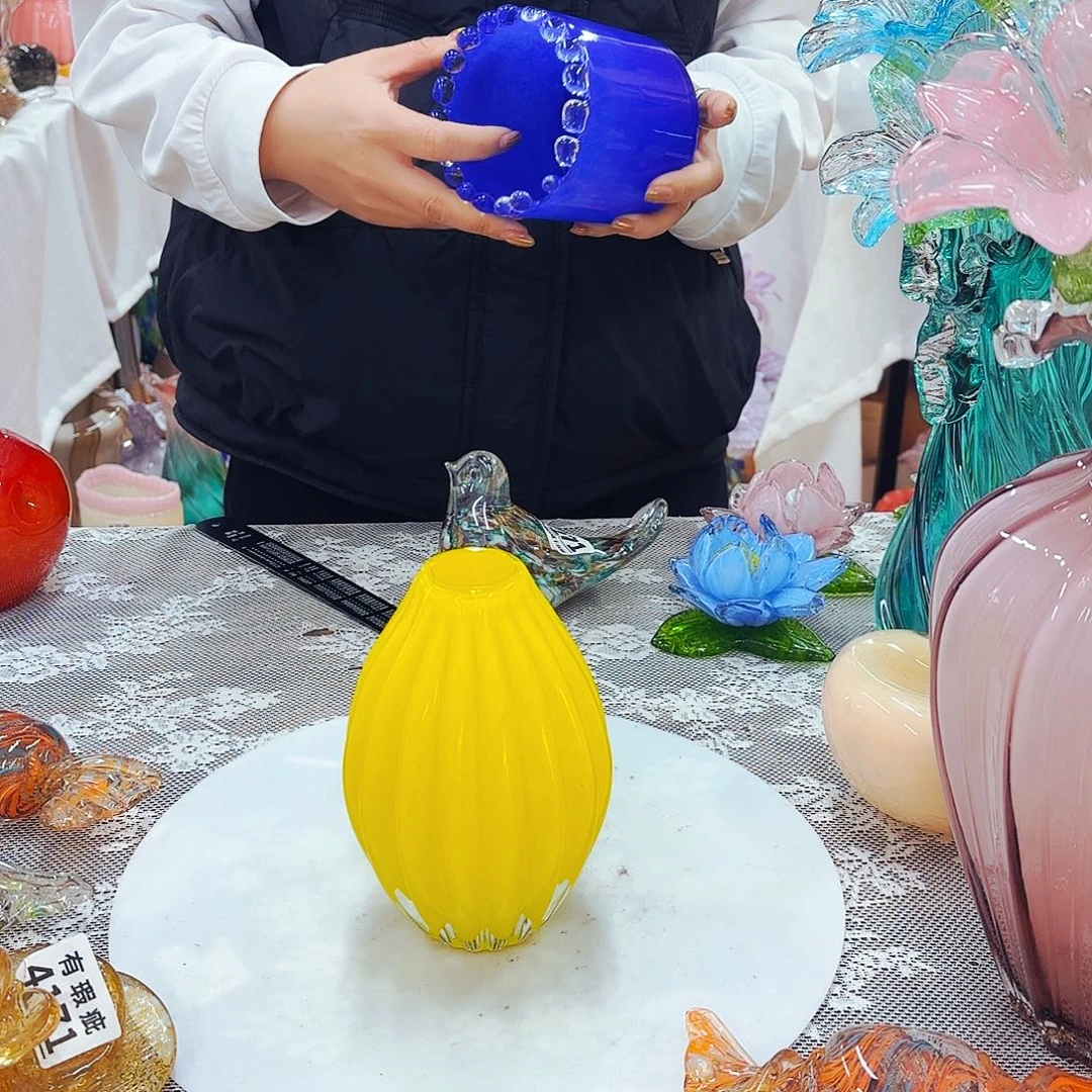 福利不退不换琉璃花瓶花器艺术品