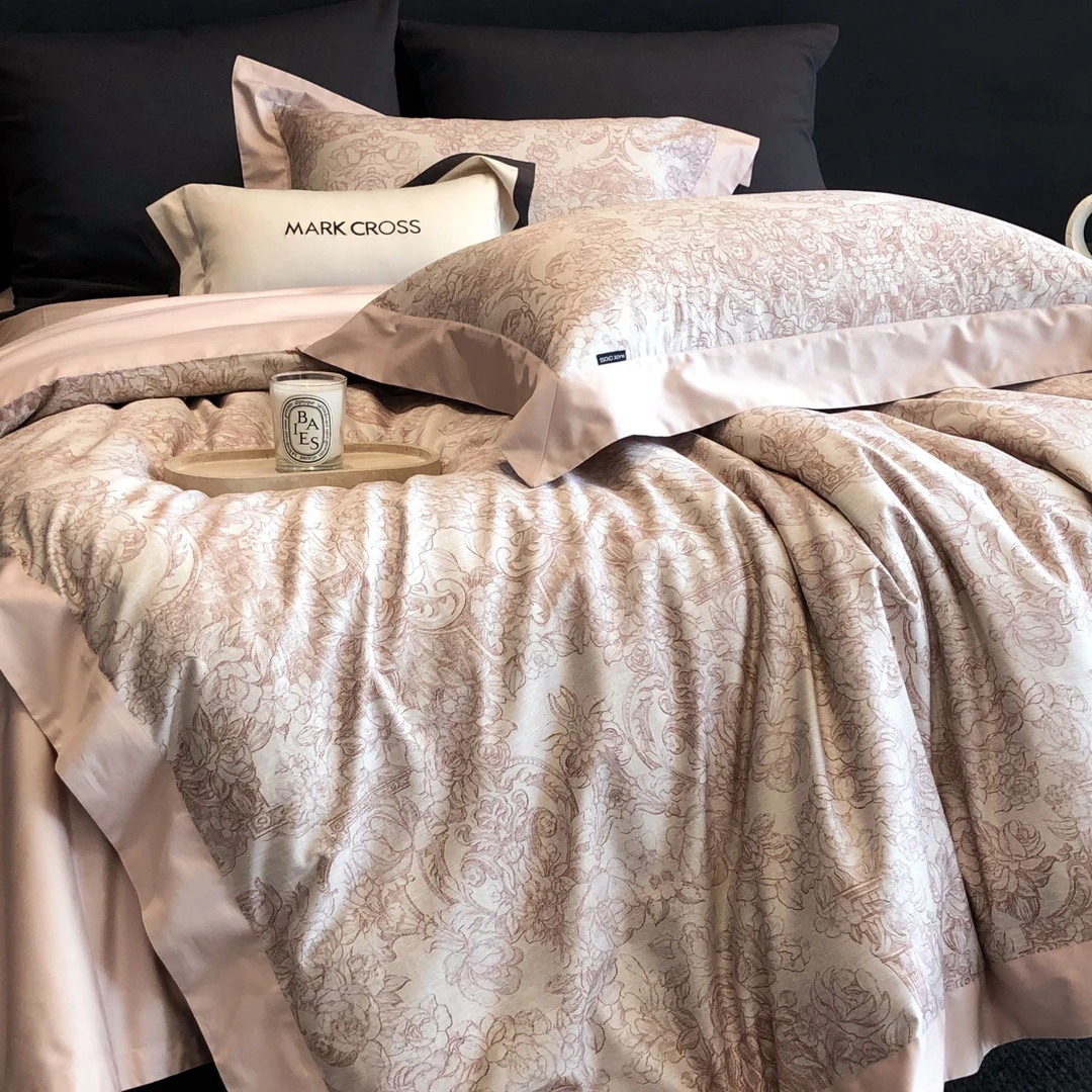 【豆爸专享】MARK CROSS小奢绸2.0全棉长绒棉复古套件-凡尔赛印象