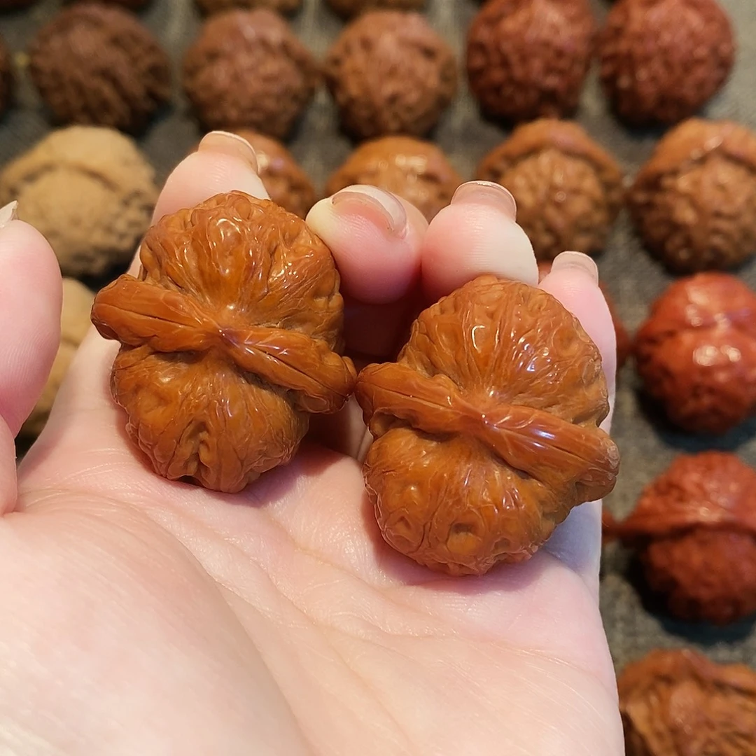 阿***迪文玩核桃吊坠元宝0172