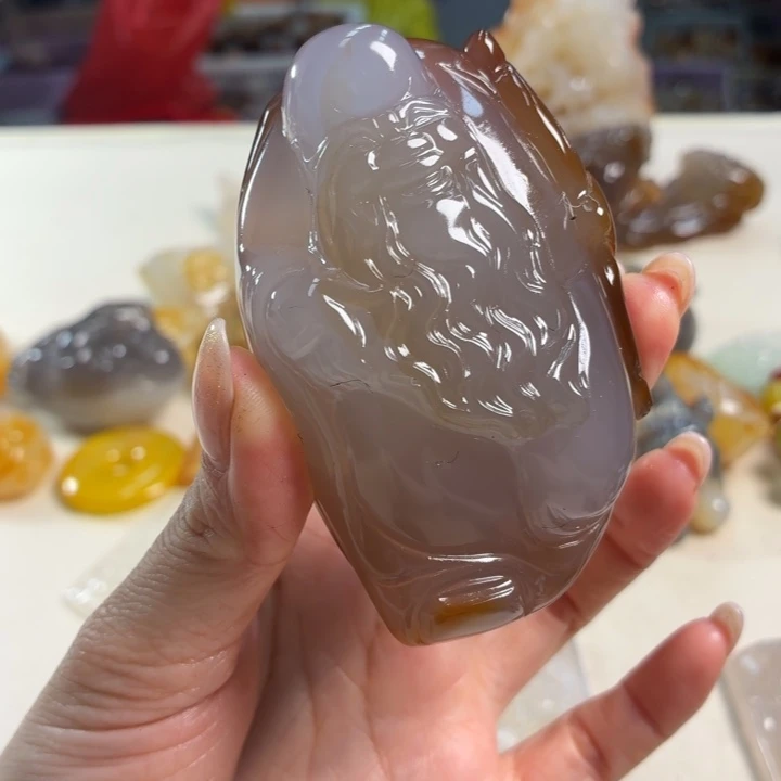 玛瑙/玉髓未镶嵌吊坠(不含链)