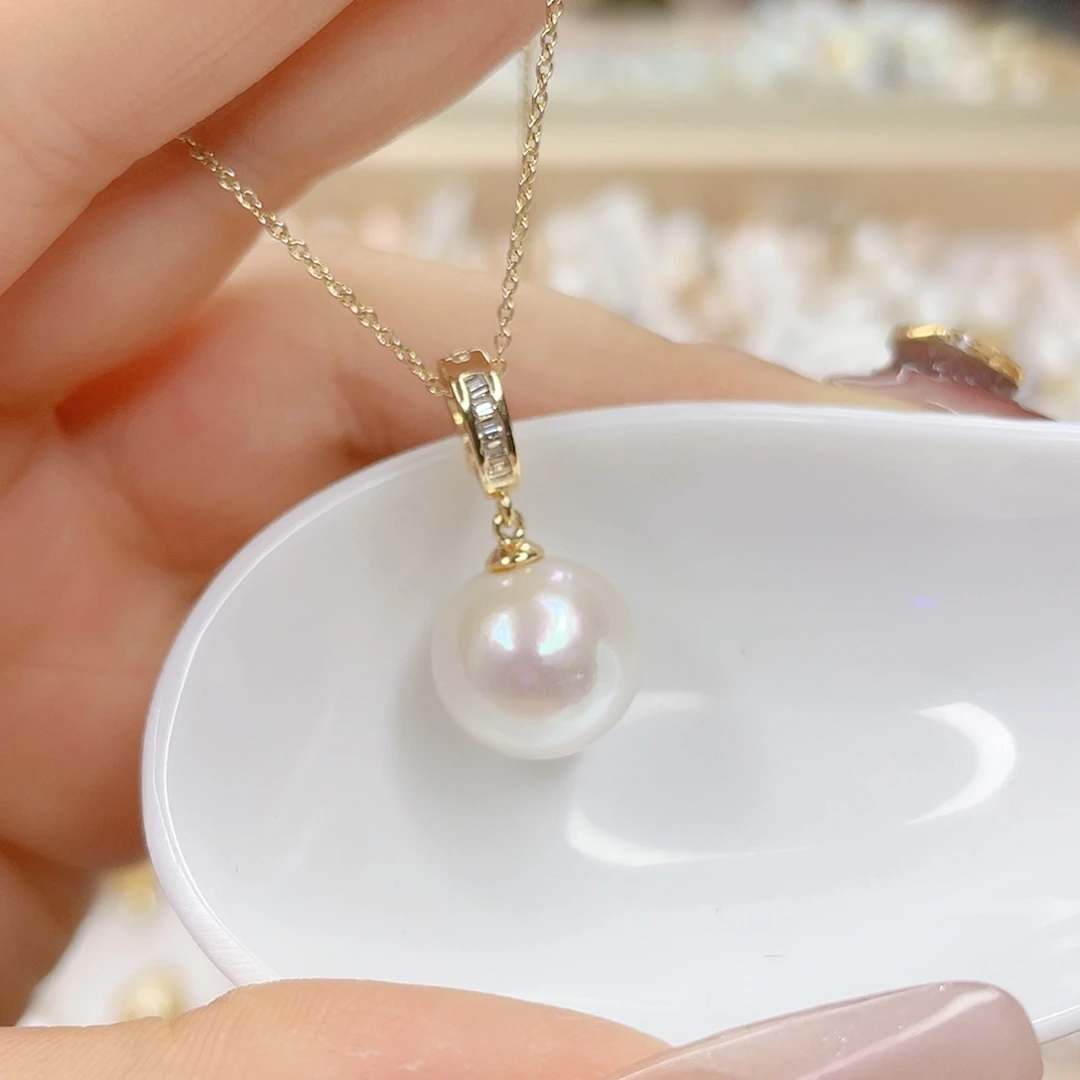 淡水珍珠未镶嵌吊坠(赠链)