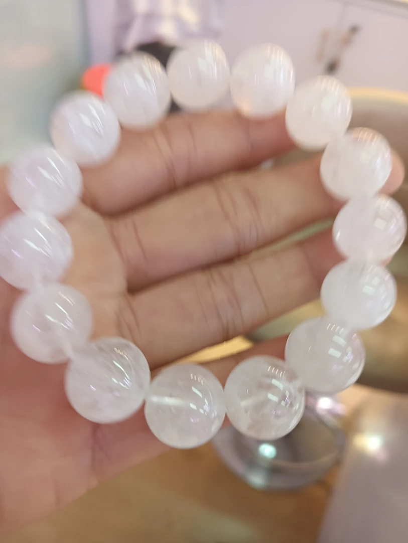 雪花幽灵手串15mm-16mm拍多样发其一，2件一串