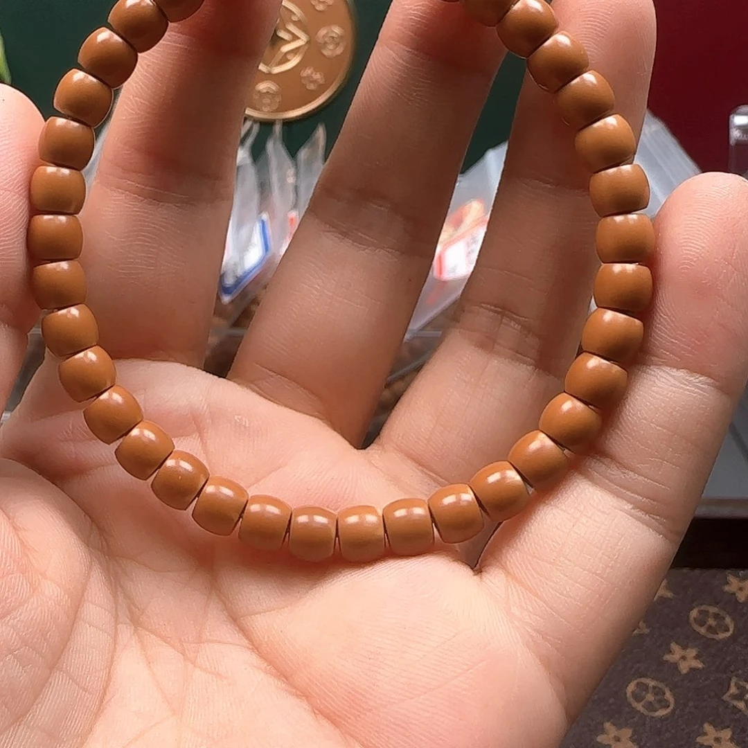 橄榄核吊坠开播福利老挝直切6.1mm单圈