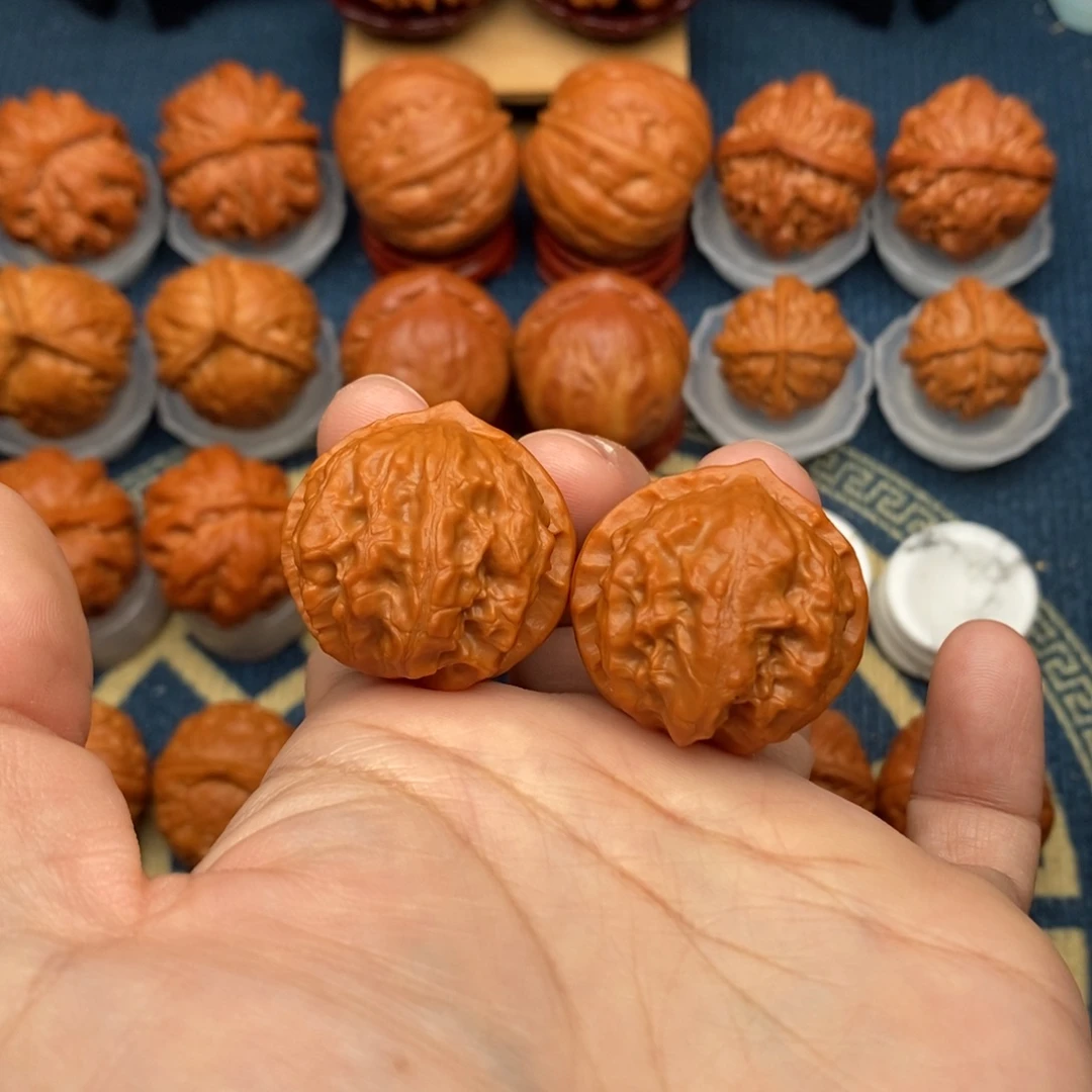 把件文玩核桃蝴蝶粗筋