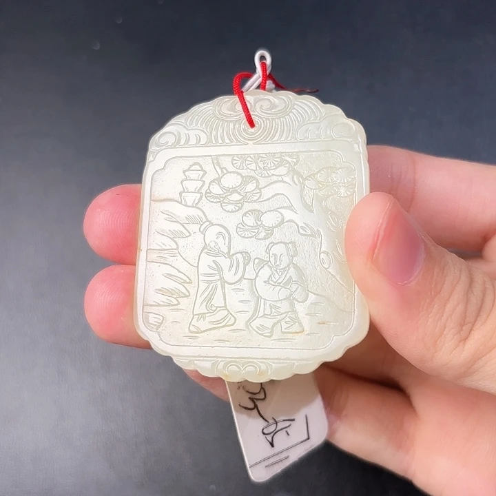 和田玉挂件未镶嵌闲**鹤