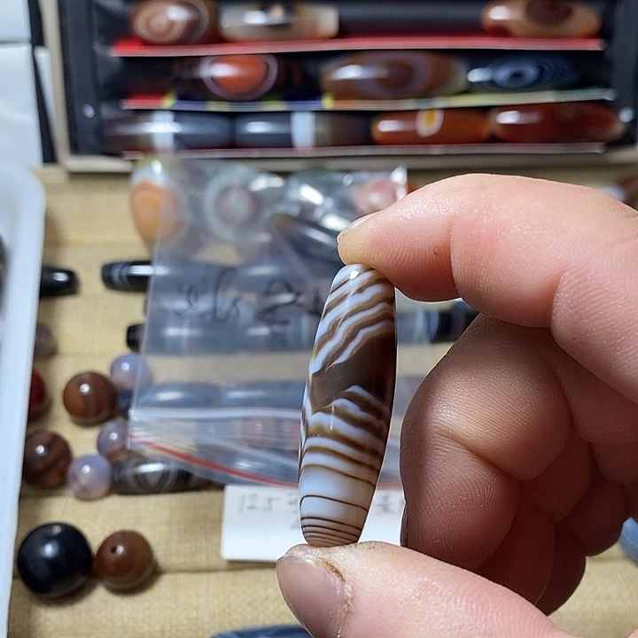 玛瑙/玉髓合金颈饰