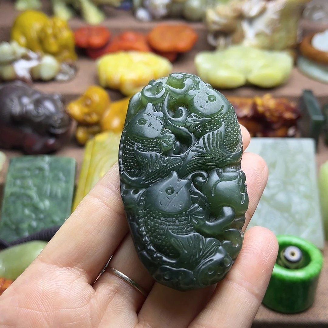白玉菩提吊坠128。。