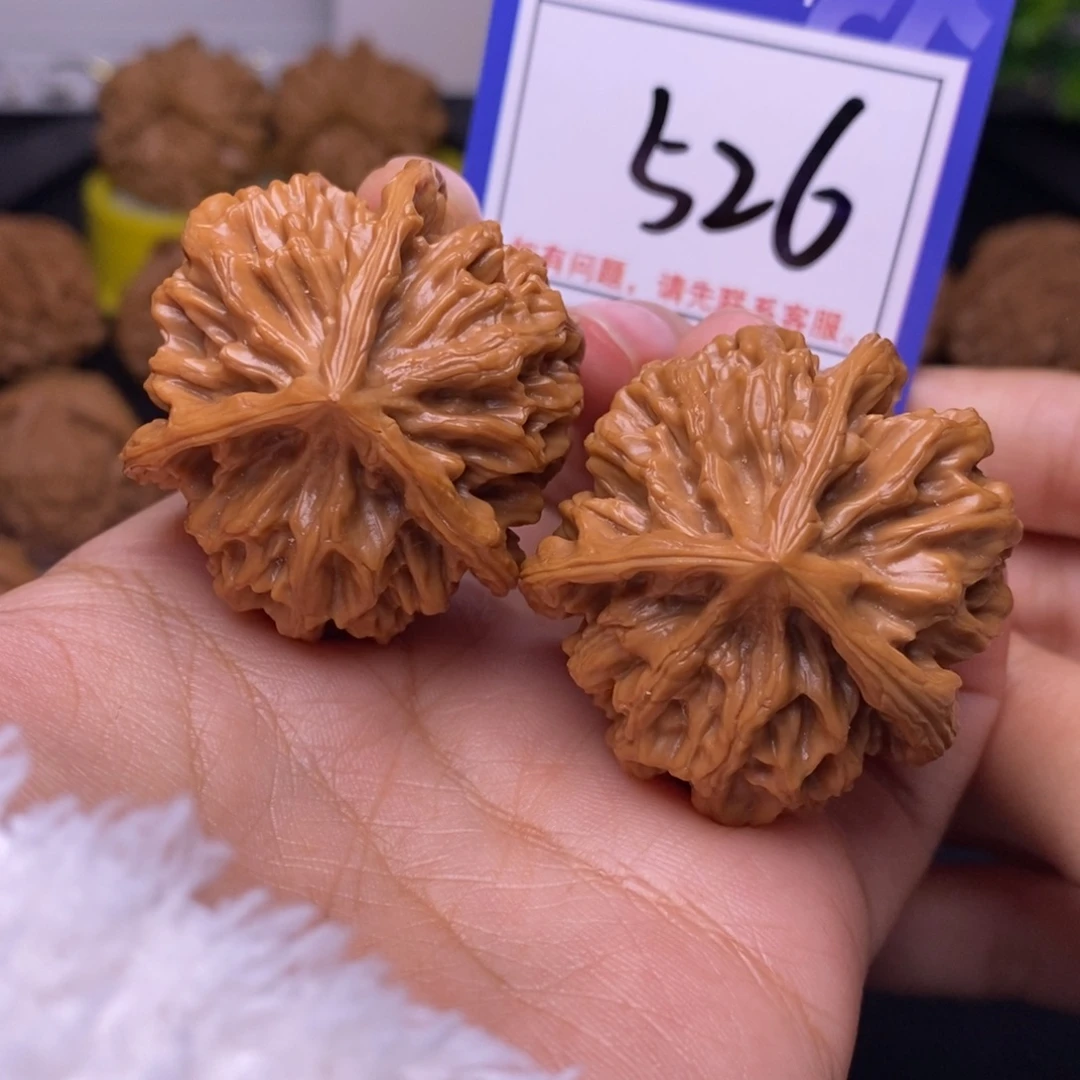 把件文玩核桃41三棱526