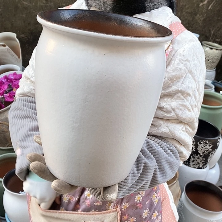 紫砂花盆z正品口20高25