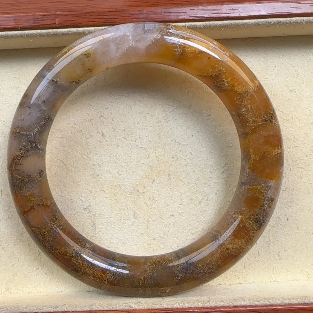 硅化珊瑚（珊瑚玉）未镶嵌手镯55-56圈200