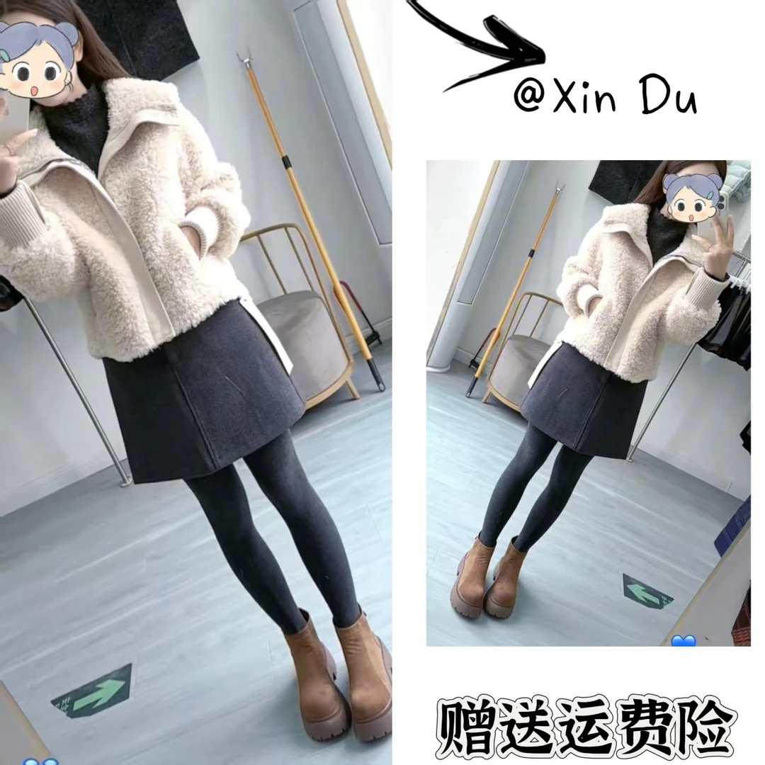 2025秋冬季新款时尚显瘦气质女士网红洋气外套百搭款D24158