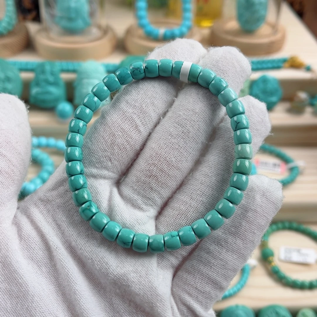 未镶嵌绿松石尺寸6.2mm