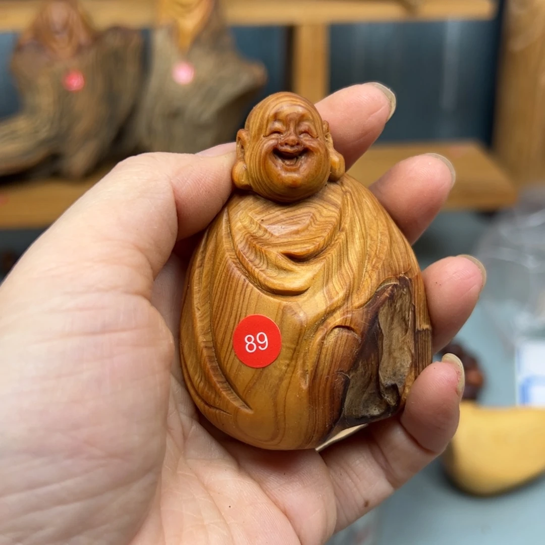 h***e木崖柏木摆件手把件