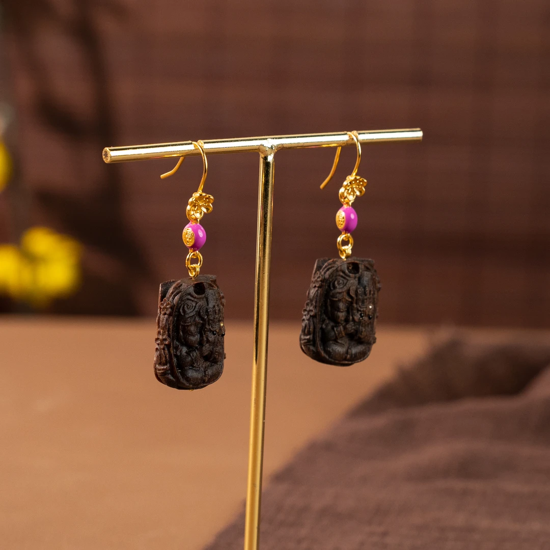 富国岛扎基耳环/耳追设计款