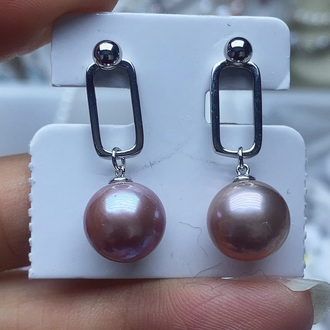 未镶嵌耳钉淡水珍珠