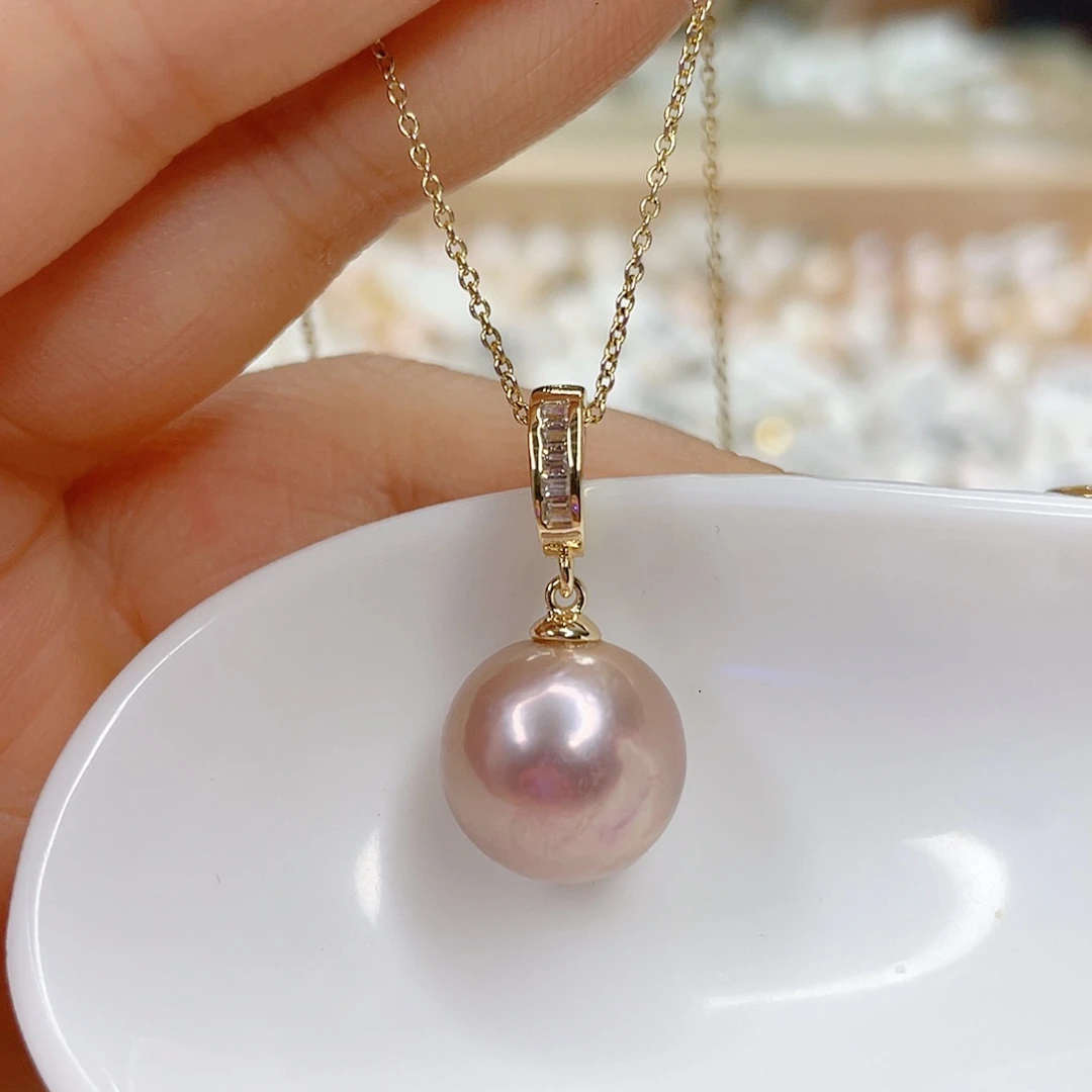 淡水珍珠未镶嵌吊坠(赠链)