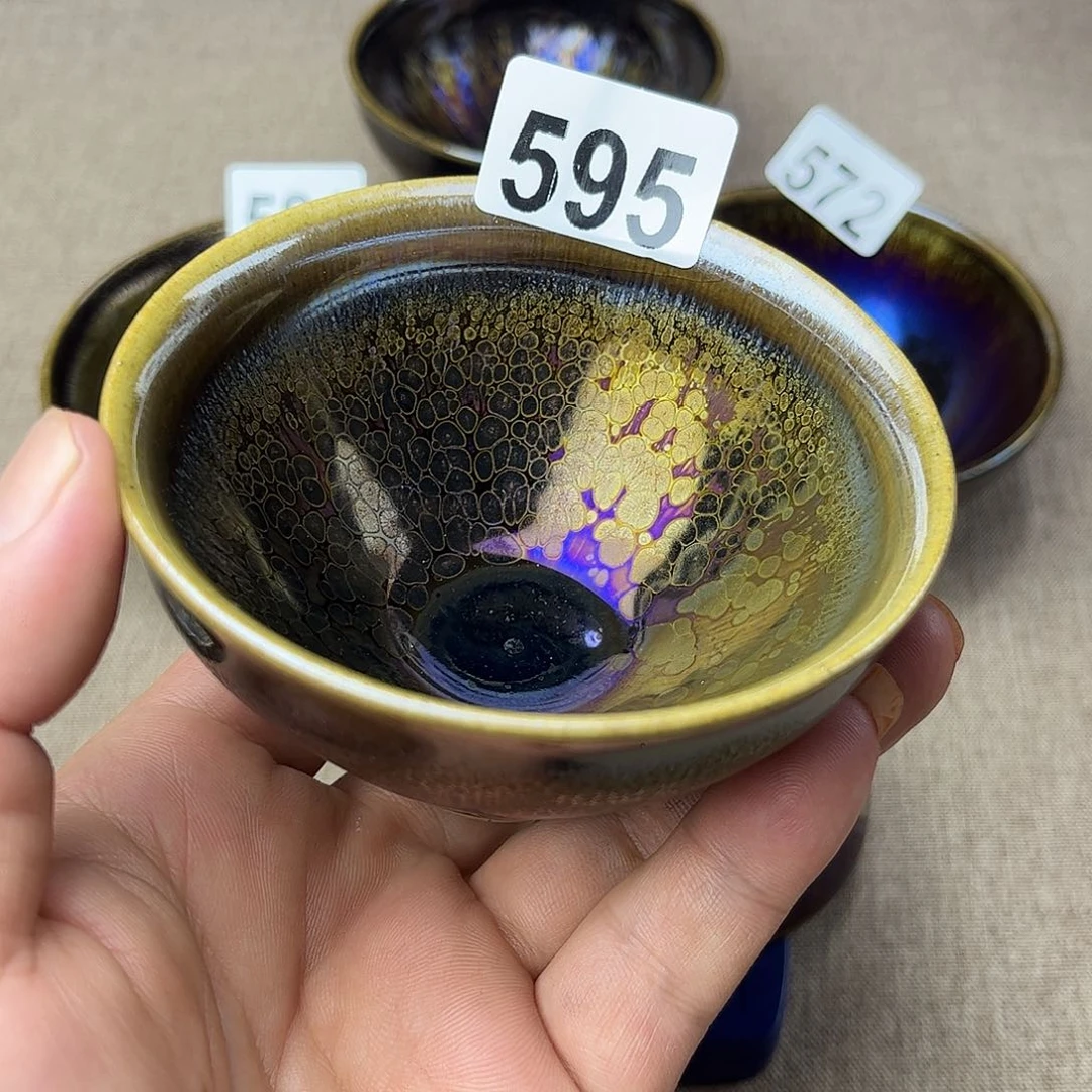 茶盏~*一物一拍原矿建盏595