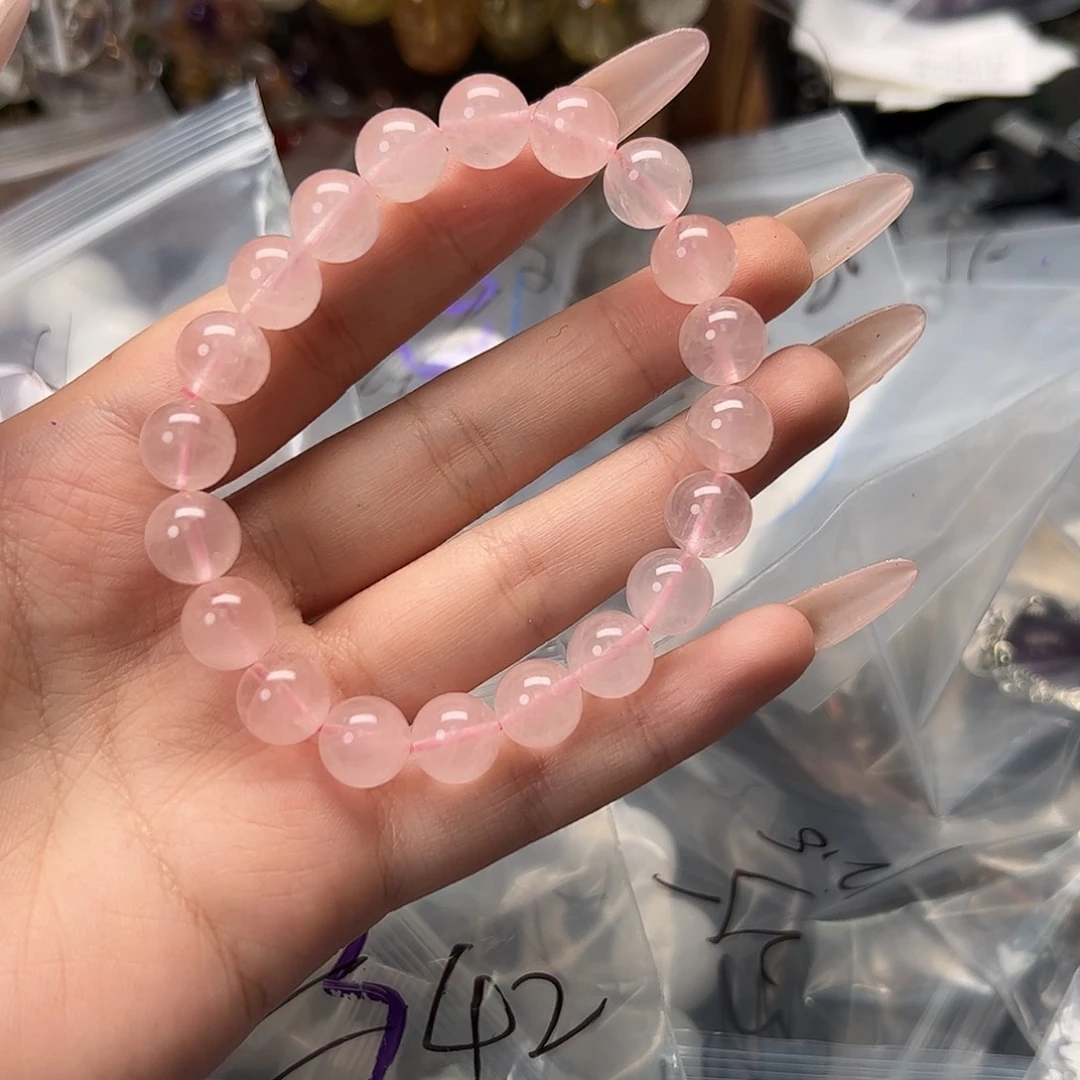 水晶未镶嵌手链28粉水