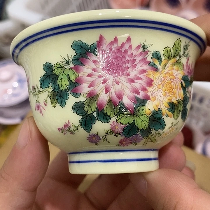 陶摆件景德镇陶瓷主人杯134555