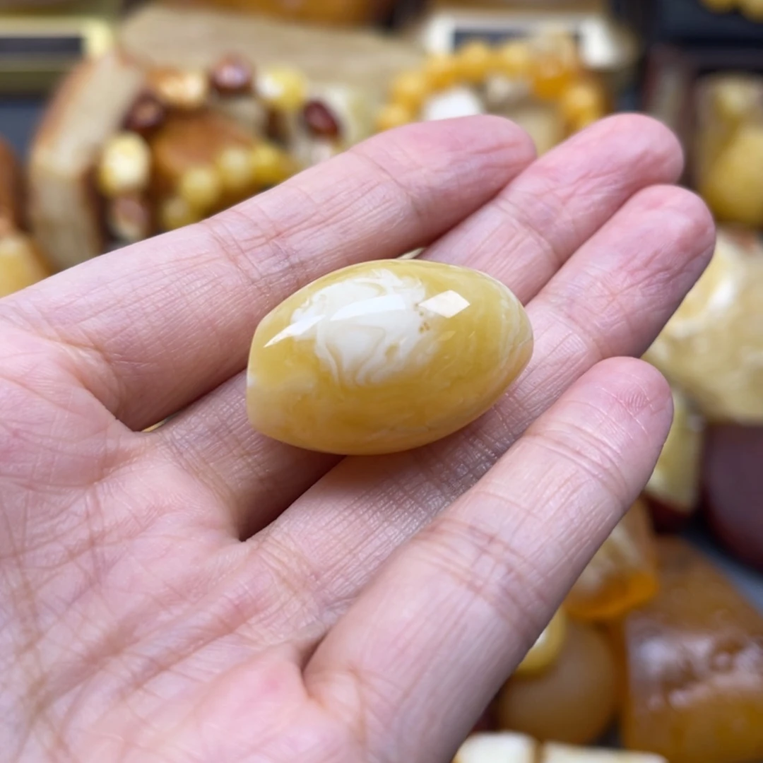 【闪购商品】未镶嵌定制琥珀天然琥珀蜜蜡原石定制锁骨马蹄