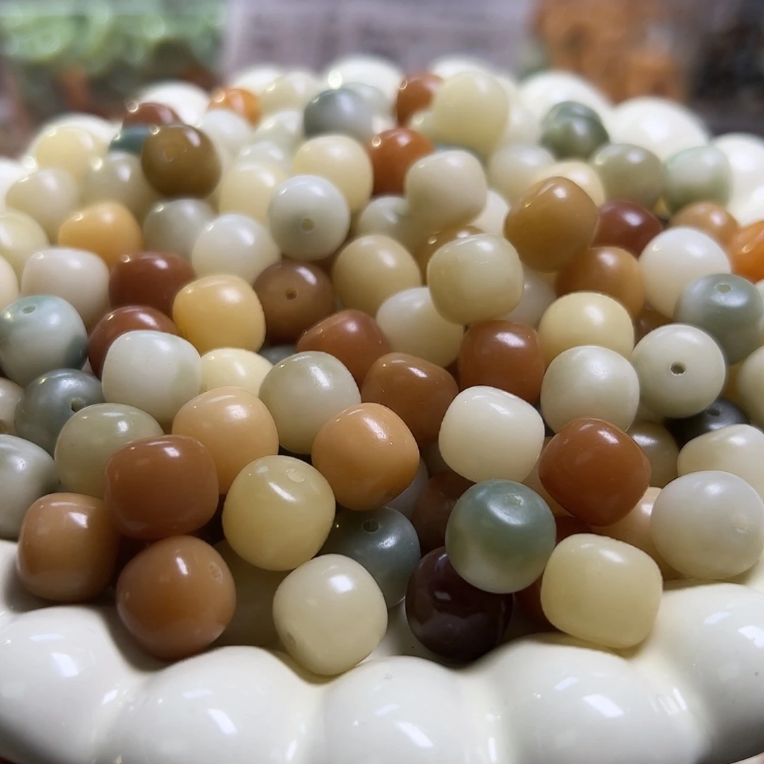 菩提根/象牙果吊坠卡12多宝飘花桶110颗