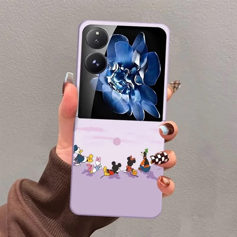 ZB迪士尼肤感折叠屏手机壳适用于小米华为nova flip/pocket2防摔