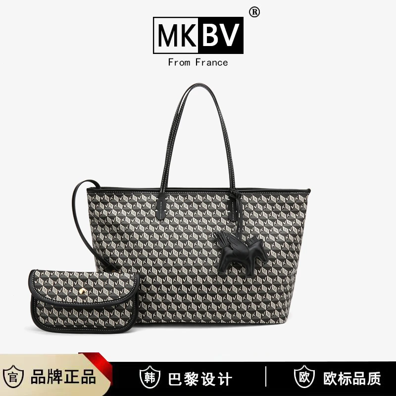 MKBV2025夏季新款轻奢复古单肩斜挎包托特包6382