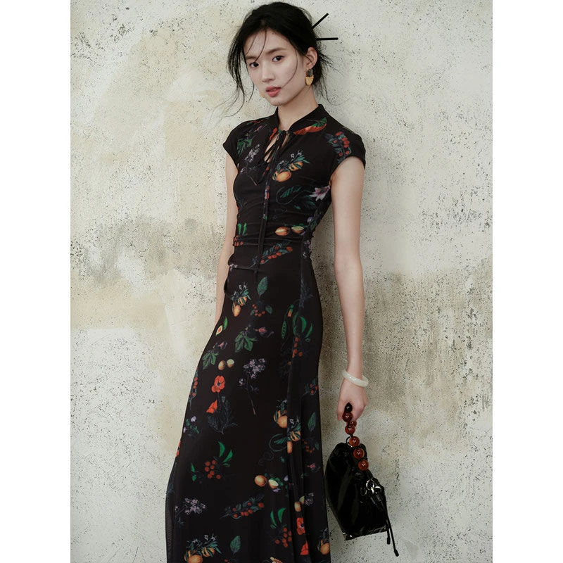 【点春枝】绝美惊艳国风显瘦气质长裙气质高级感女人味温柔收腰裙
