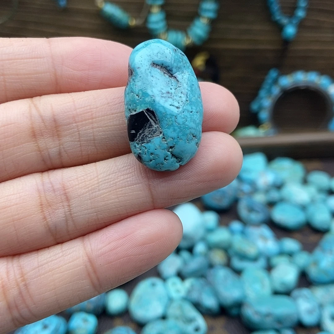 绿松石未镶嵌随型单珠