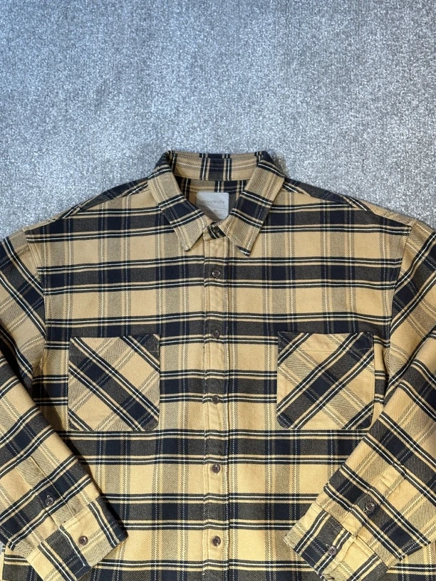 GENLONG 复古格子衬衫 y433