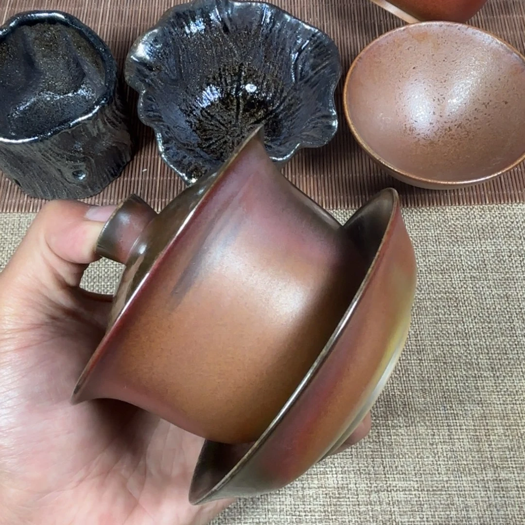 建水紫陶三木柴烧