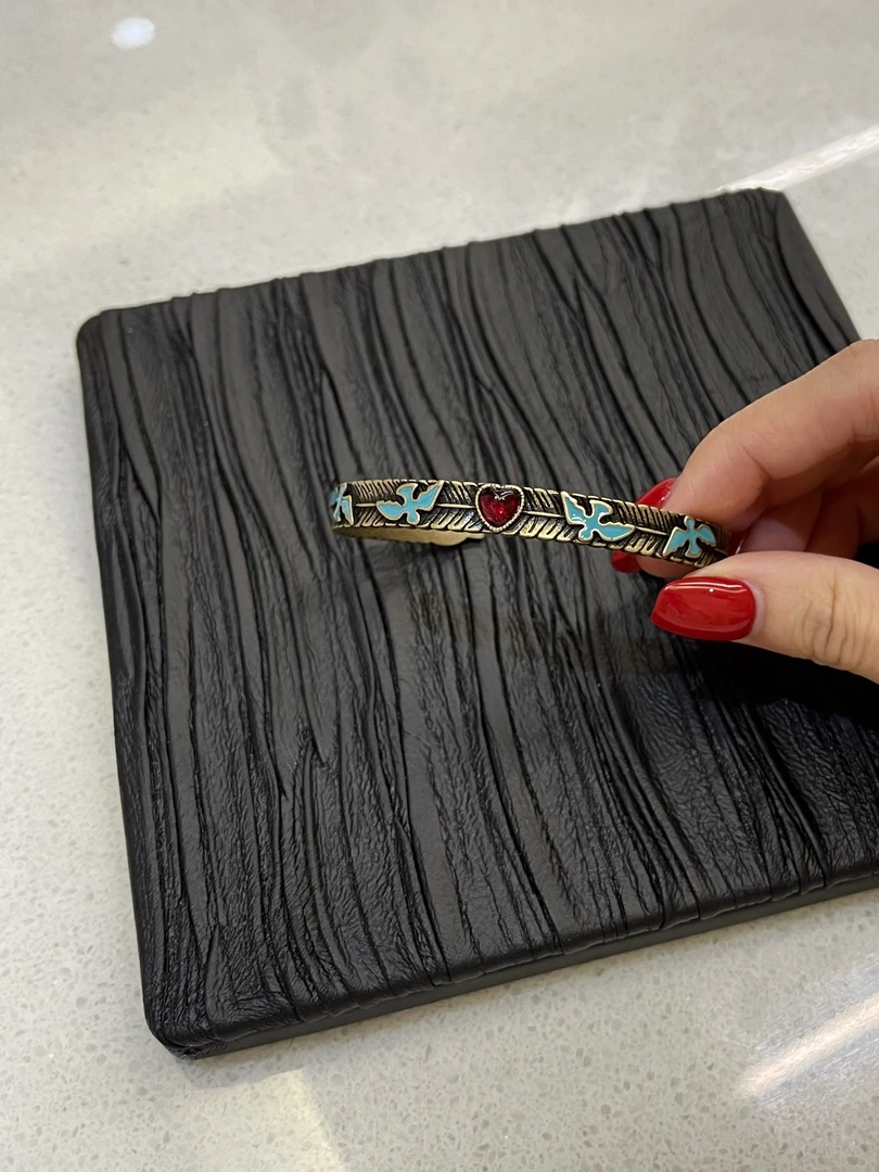 铜合金手镯 金色复古宫廷古风民族风复古手镯