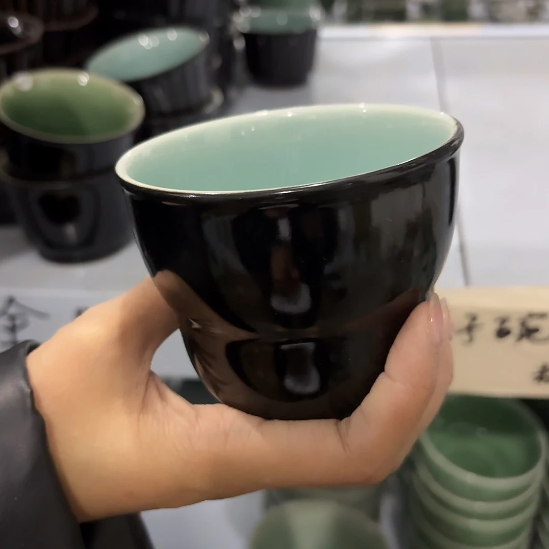 龙泉云间青瓷小米茶器