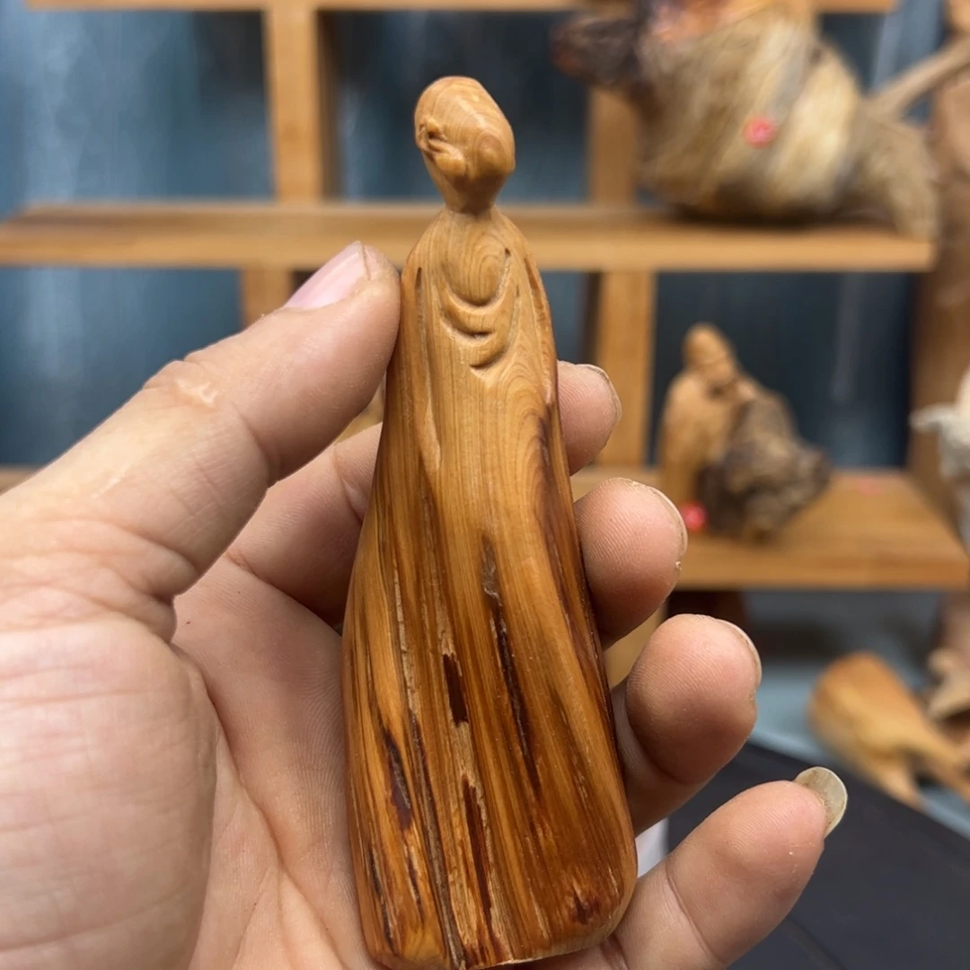 木七*崖柏木摆件手把件，