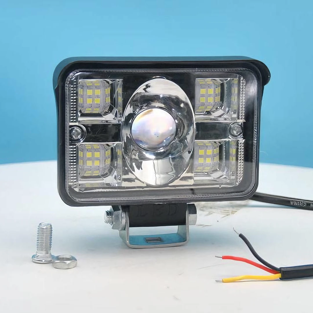 三寸激光炮led射灯电动车灯三轮车火车远近光灯升级亮