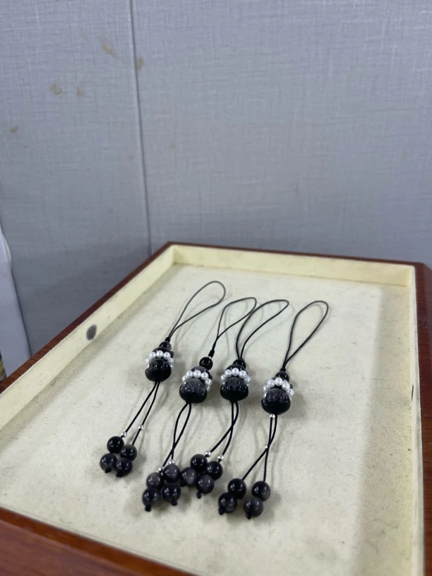 银曜石小猫挂件 发货多样性发其一默认微瑕