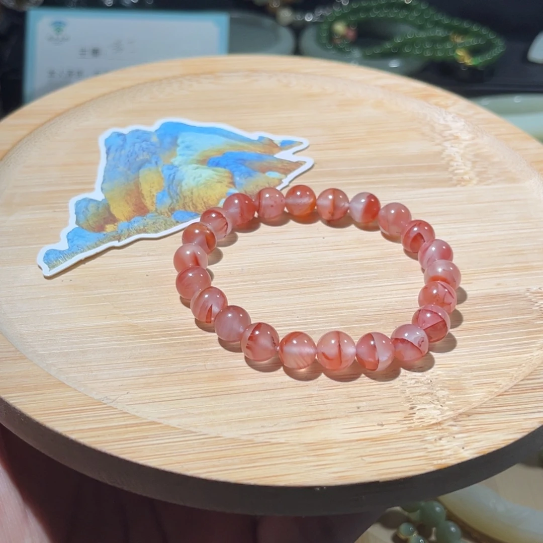漓***海未镶嵌南红玛瑙珠宝半成品