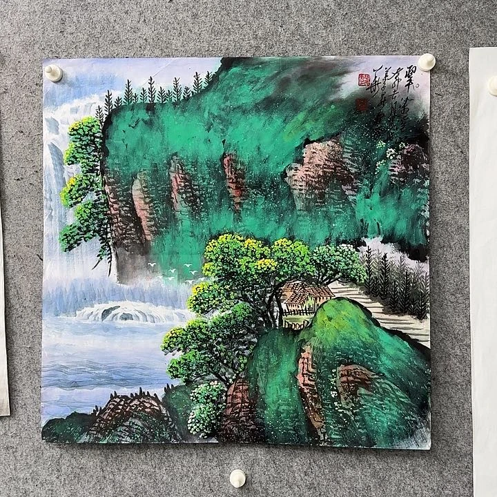 书法作品多次参加