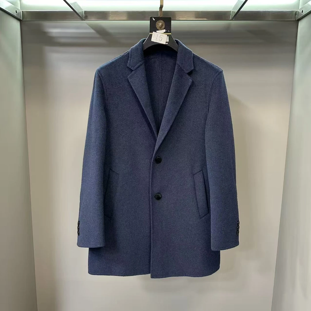 10107男士秋冬双面羊毛呢大衣外套（LQ）