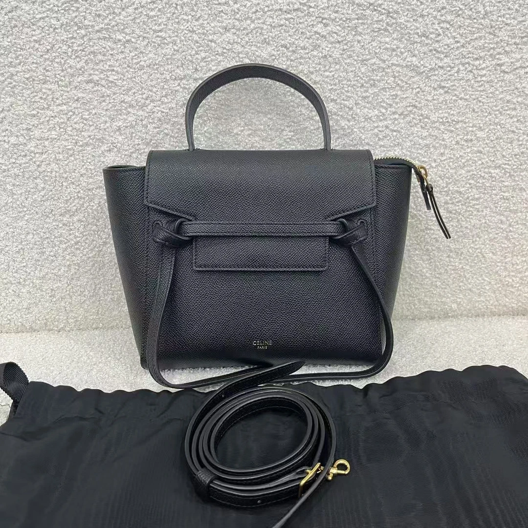 99新 Celine/思琳 叮叮奢/黑金新标nano鲶鱼包/成色直播间为准