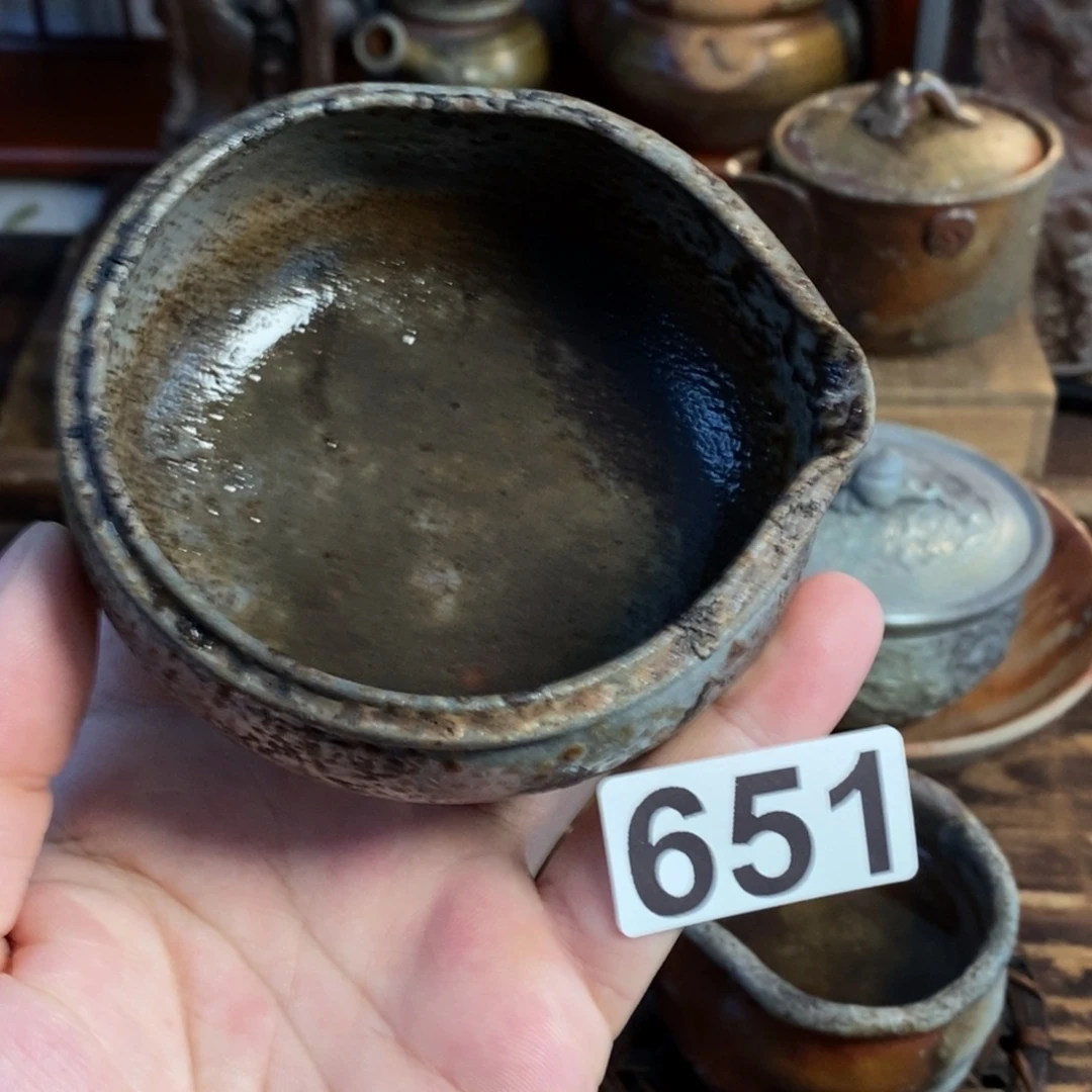 备前烧柴烧茶具重落灰可以断水