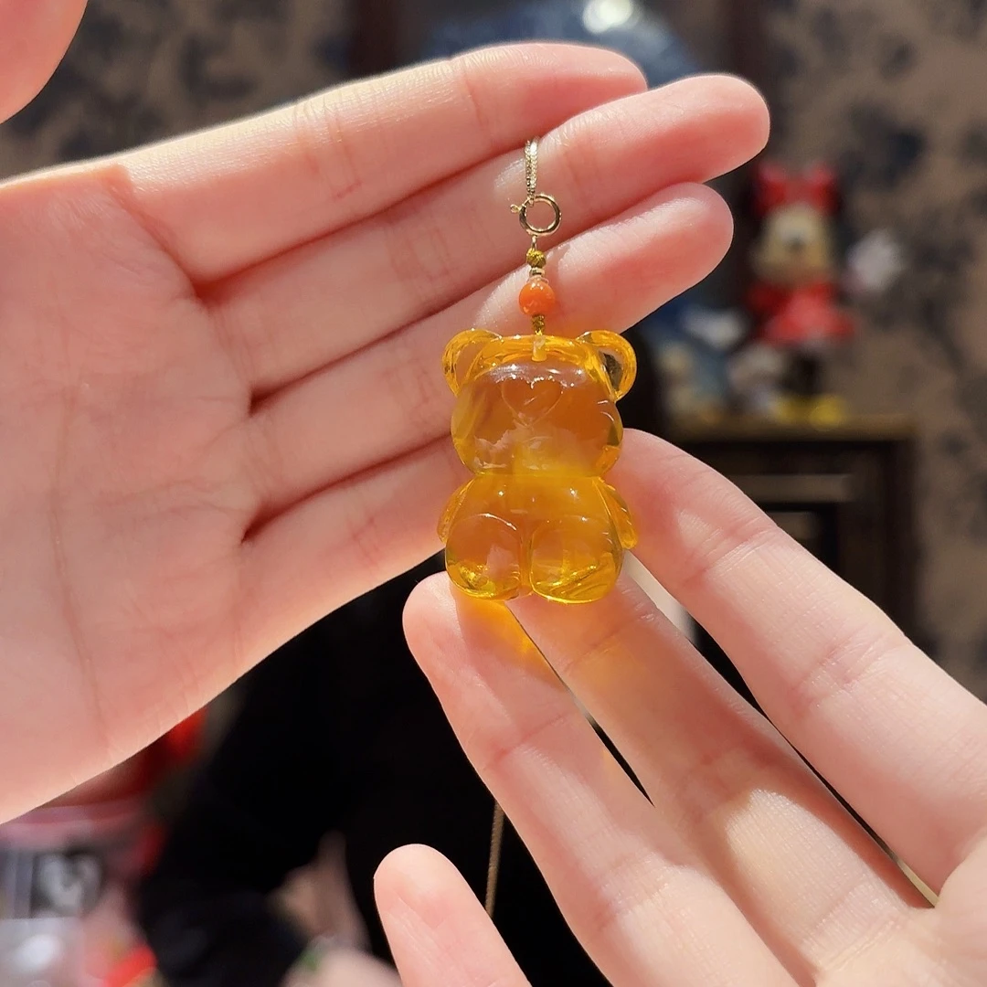 琥珀未镶嵌吊坠(赠链)