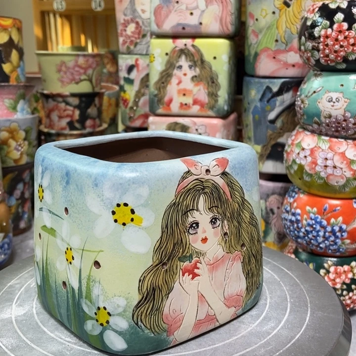 景德镇艺术手绘作品