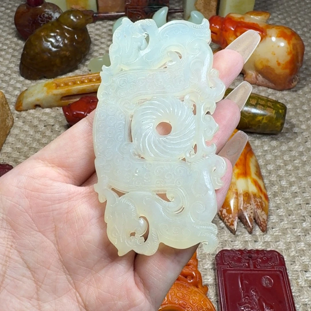 吊坠白玉菩提挂件