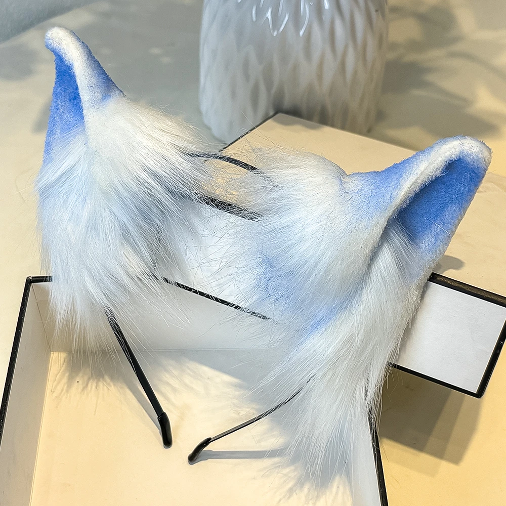 卿之所饰原创手作猫娘cos可爱猫耳发箍仿真立体兽耳毛绒耳朵头饰