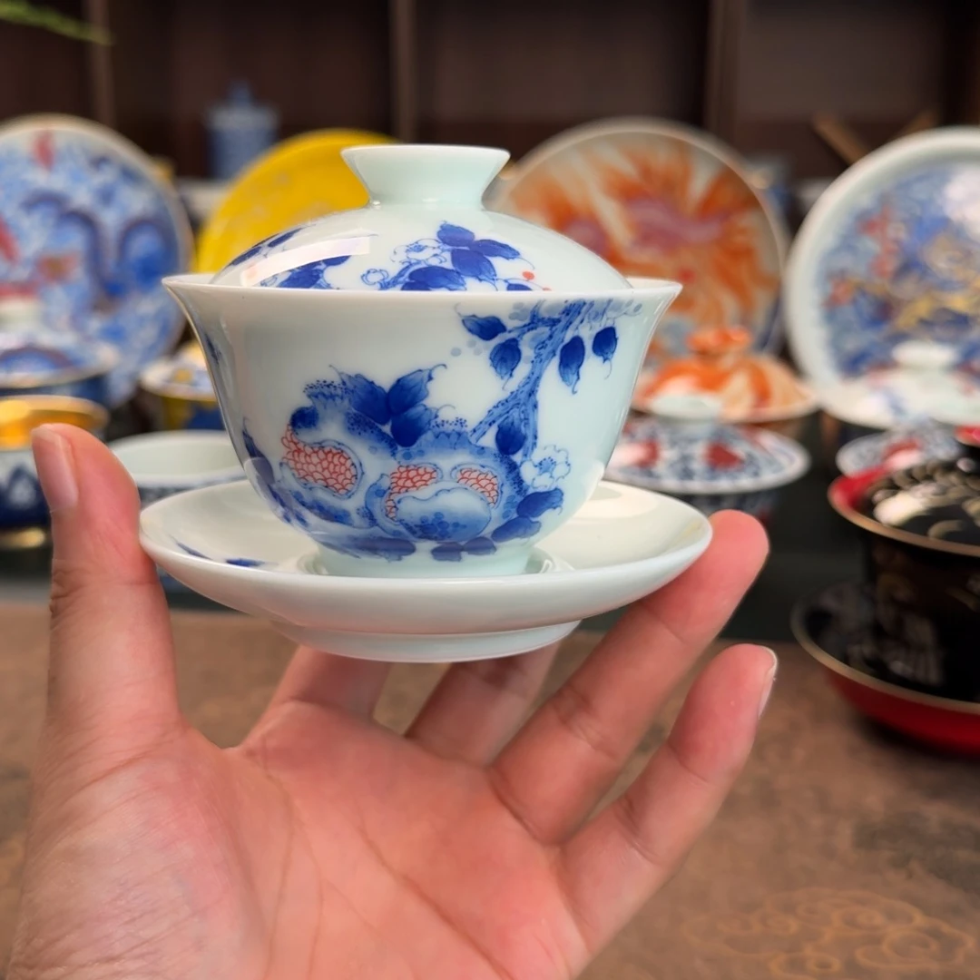 纯手工手绘陶瓷茶具