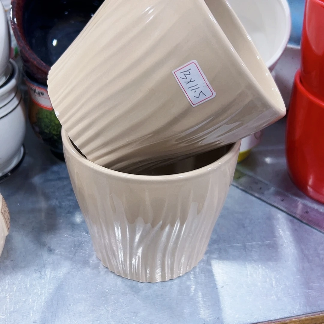 外贸尾单陶瓷花盆凑单10米包邮