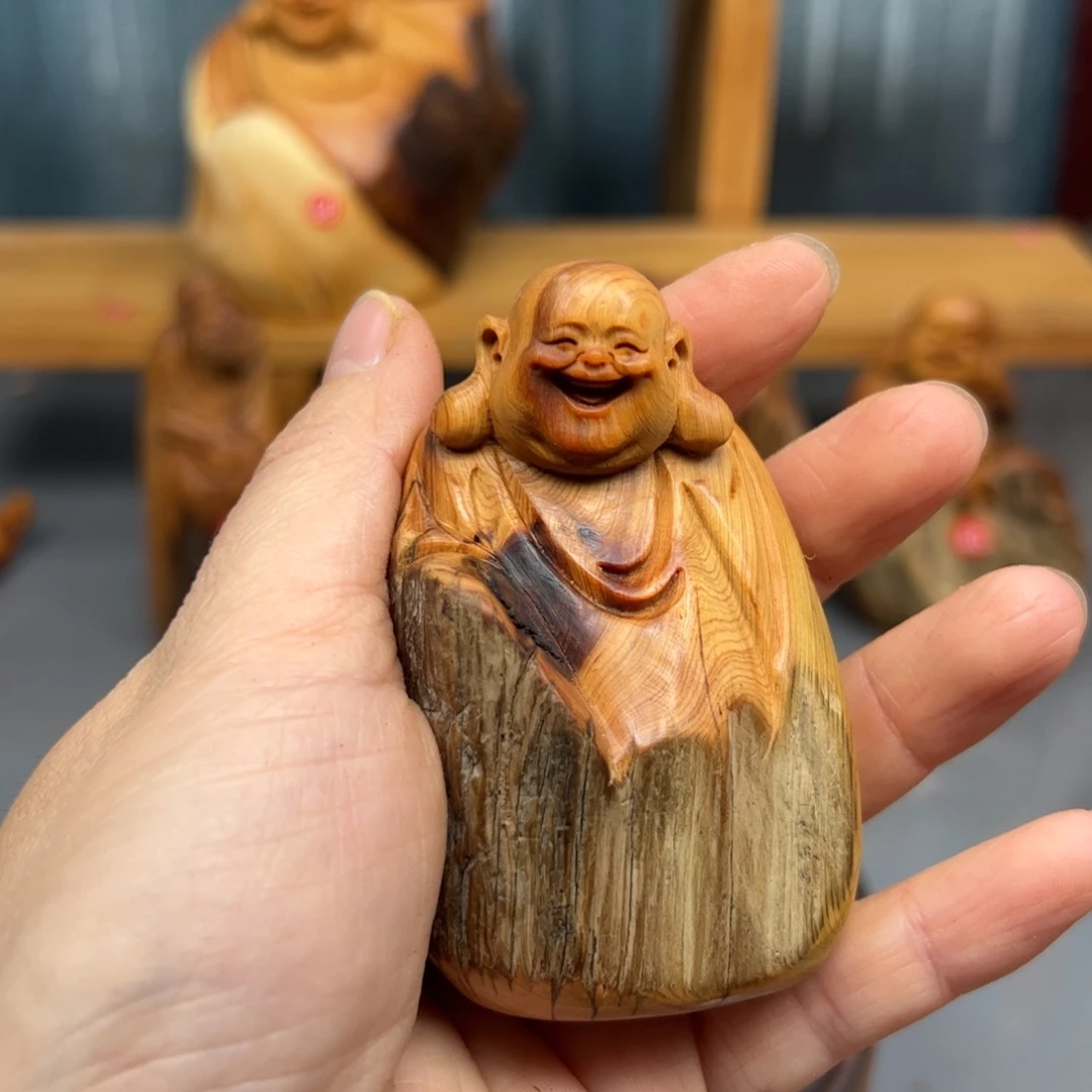 柏木崖柏木摆件手把件35