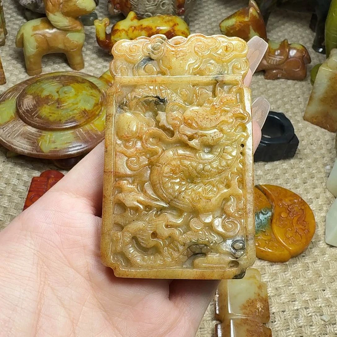 白玉菩提吊坠挂件